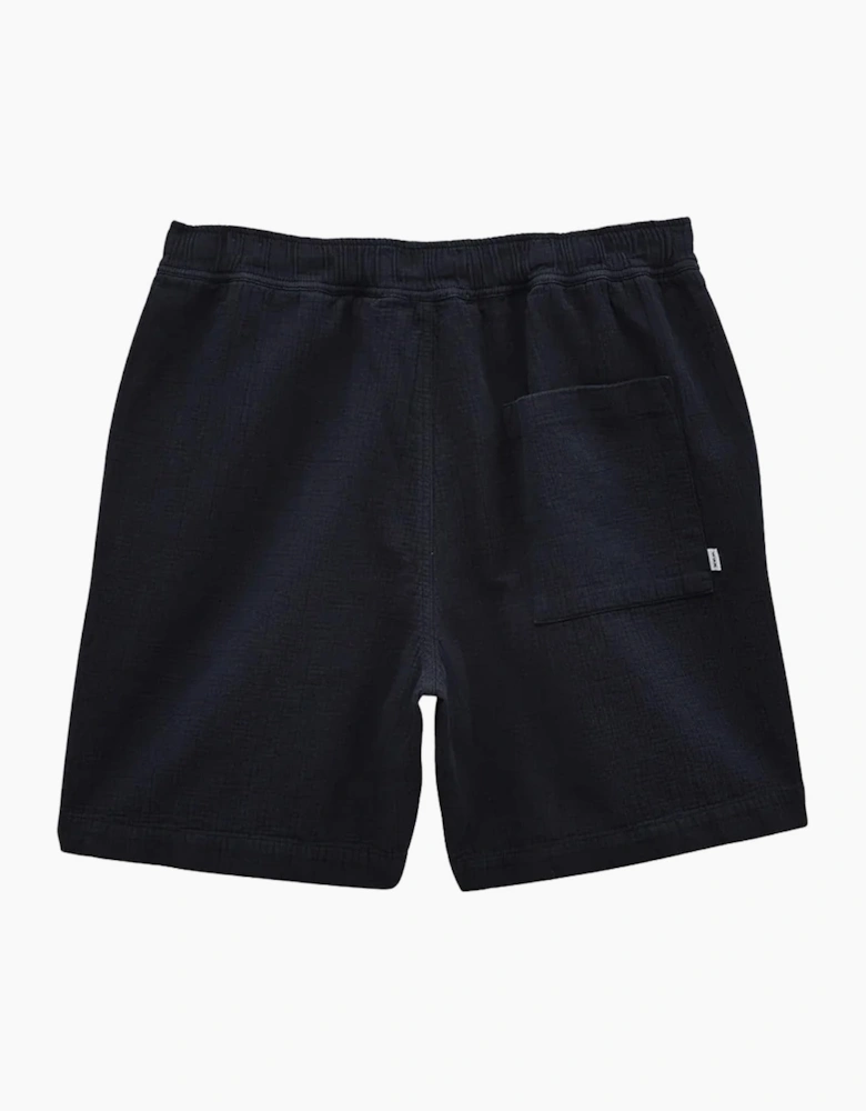 Wax London Kurt Crinkle Cotton Linen Shorts