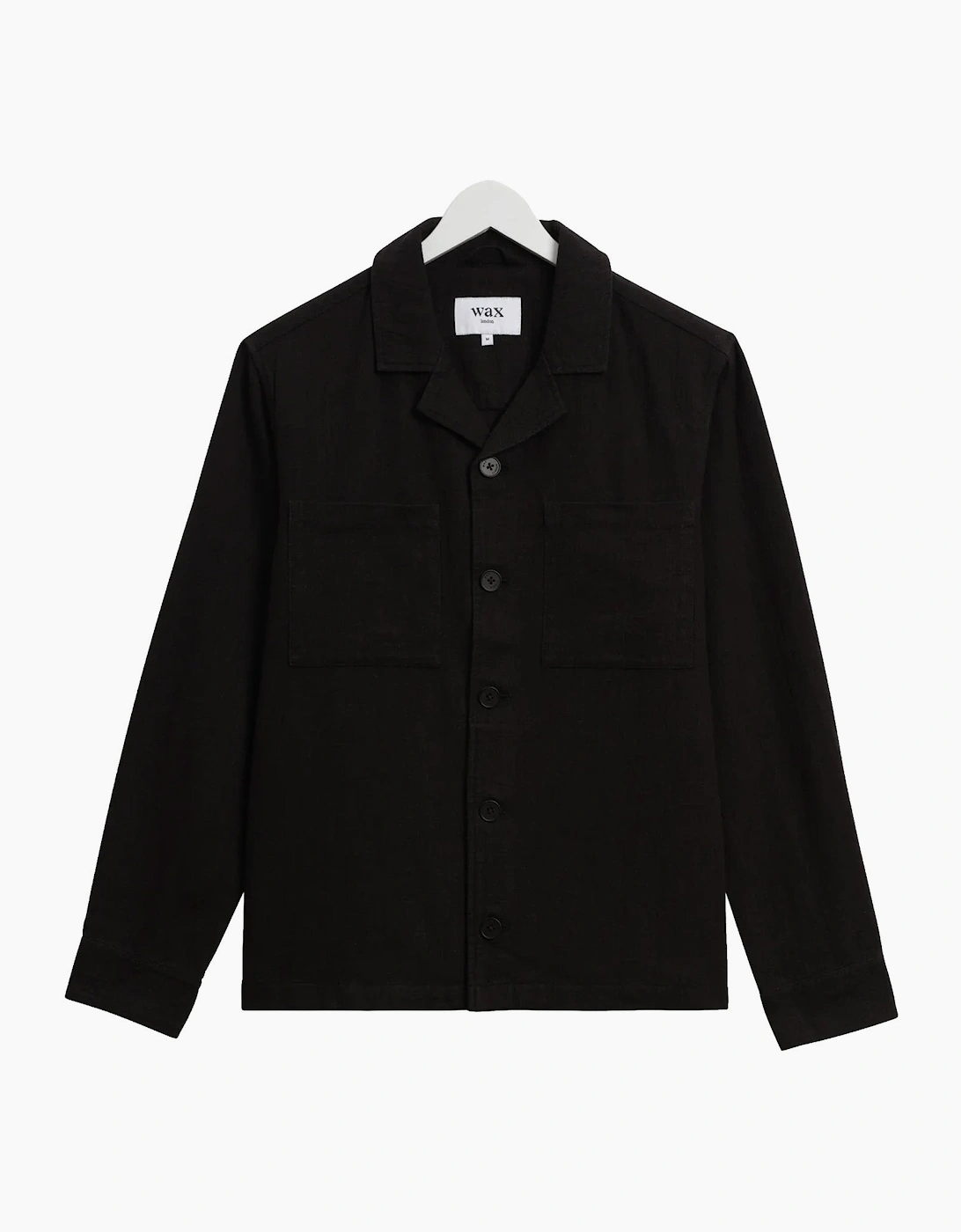 Wax London Aldred Linen Cotton Revere Overshirt