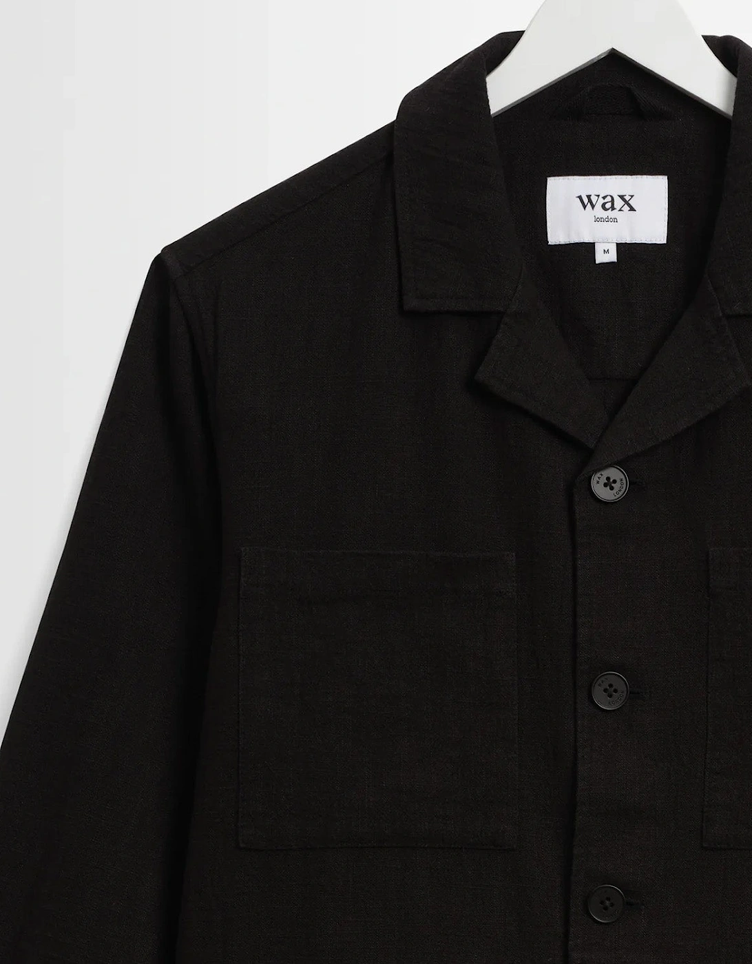 Wax London Aldred Linen Cotton Revere Overshirt