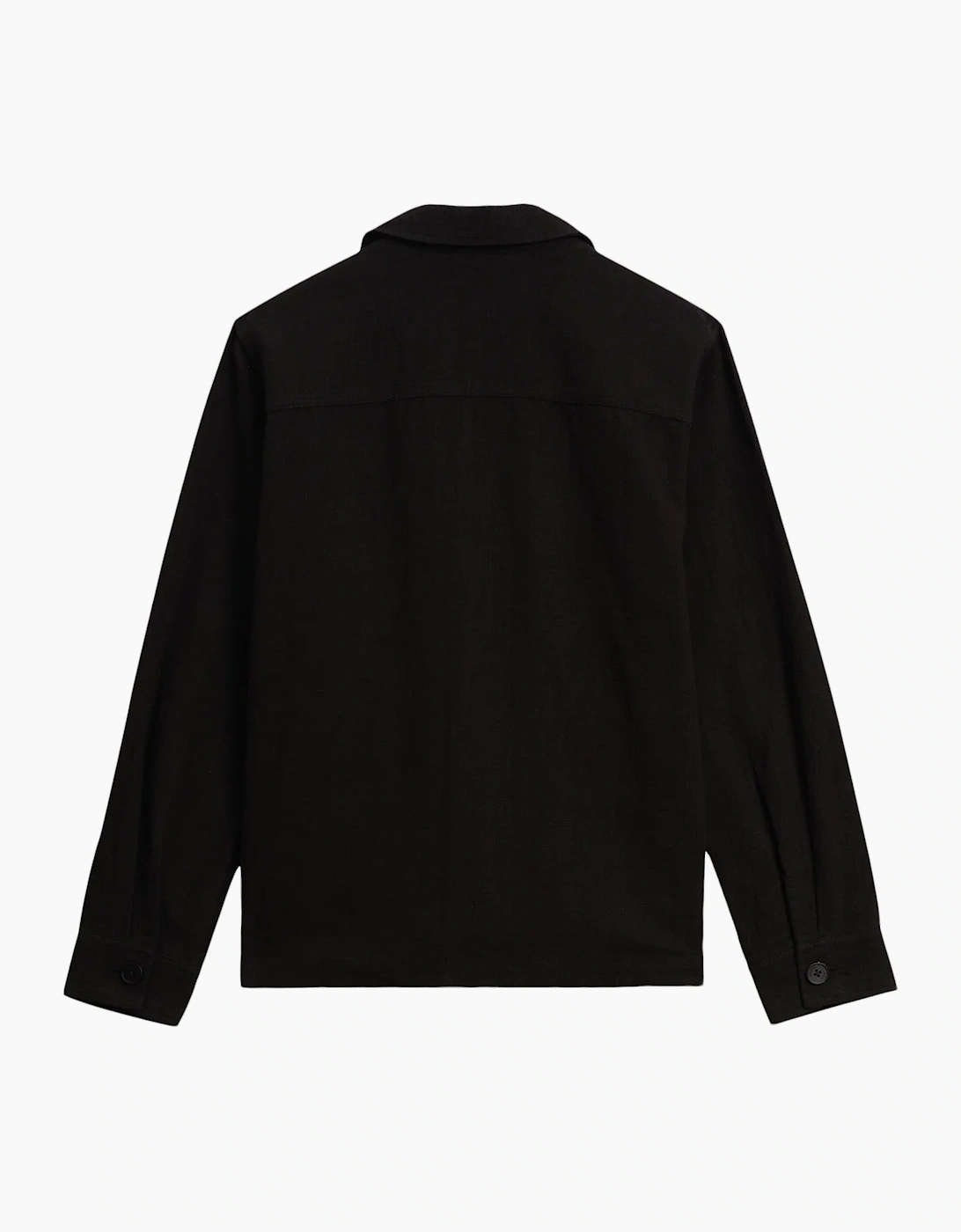 Wax London Aldred Linen Cotton Revere Overshirt