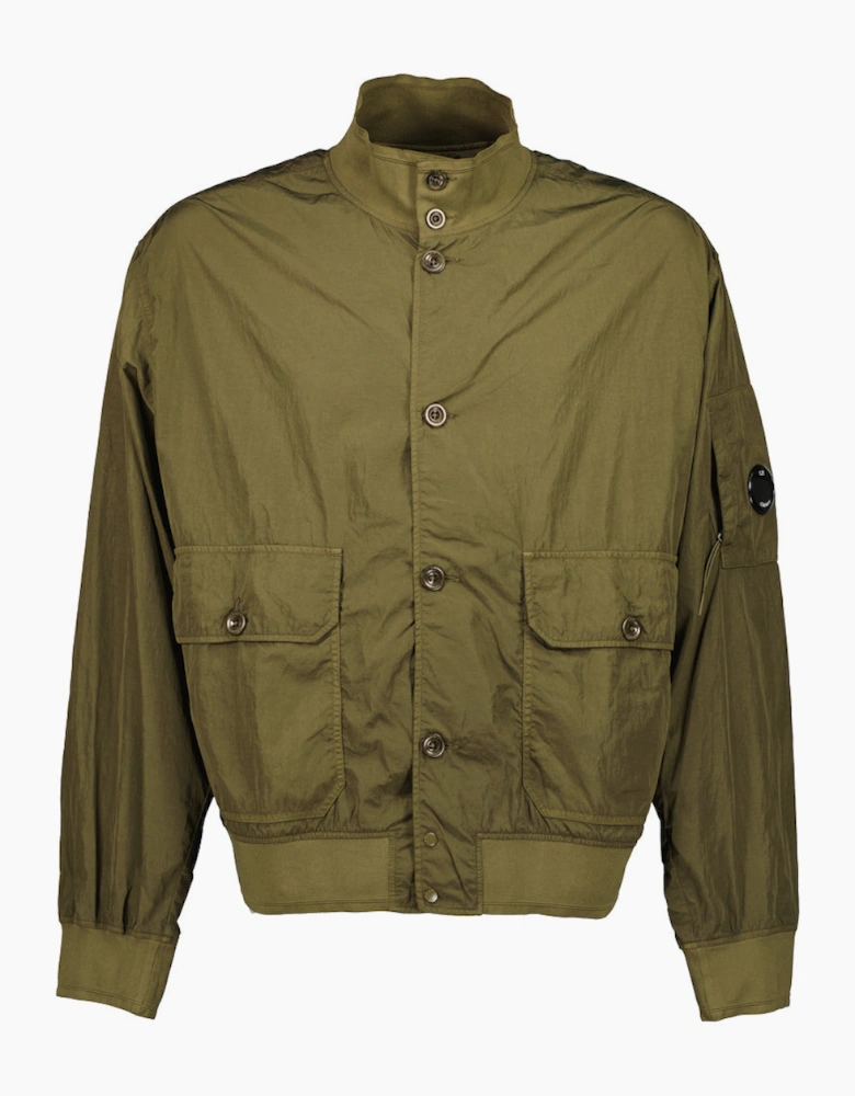 Chrome-R Lens Bomber Jacket