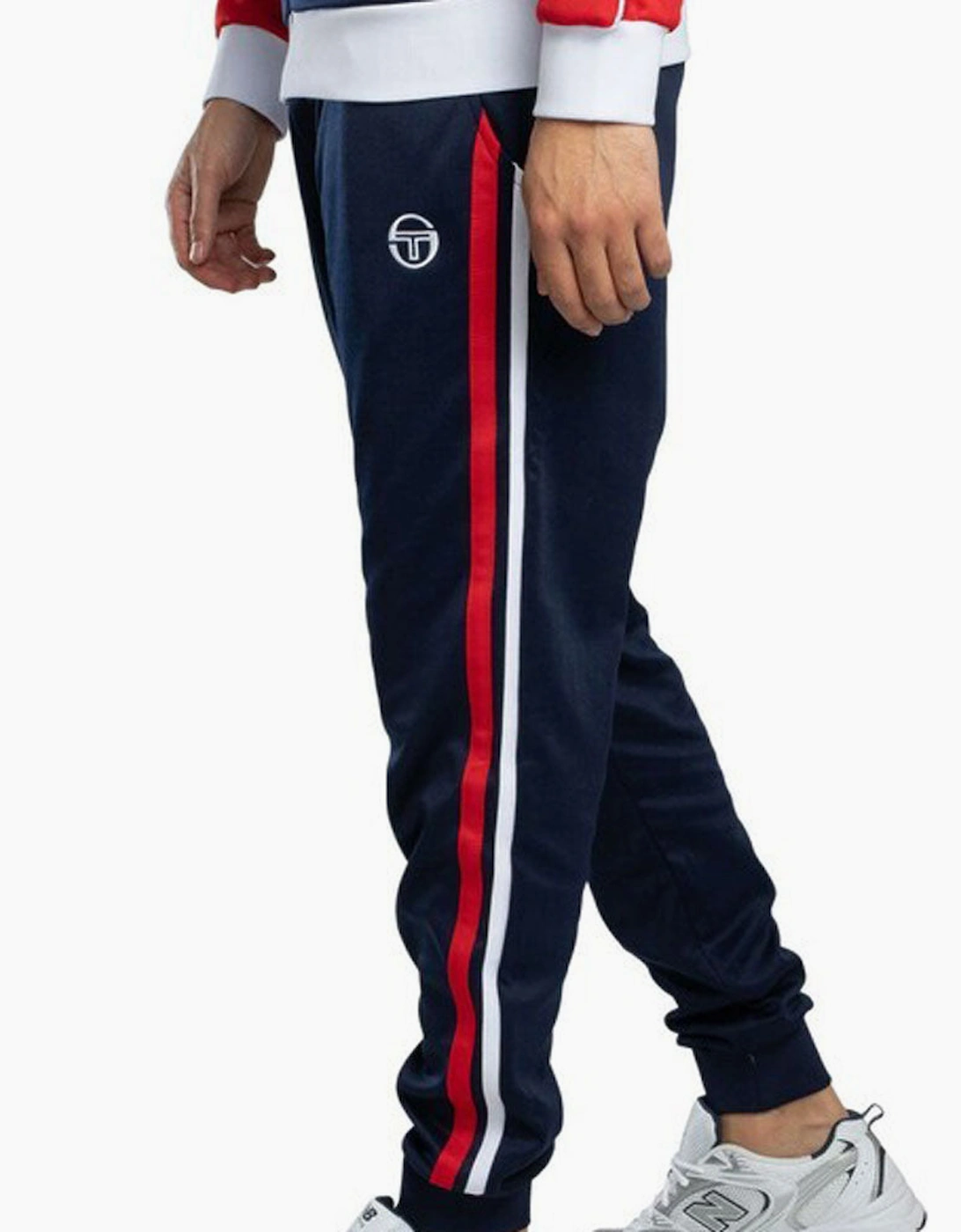 Sergio Tacchini New Ghibli Track Pant Joggers - Maritime Blue / Adrenaline Rush / White