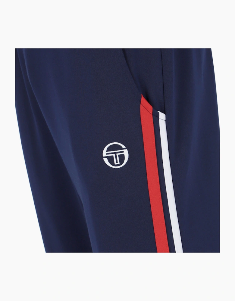 Sergio Tacchini New Ghibli Track Pant Joggers - Maritime Blue / Adrenaline Rush / White