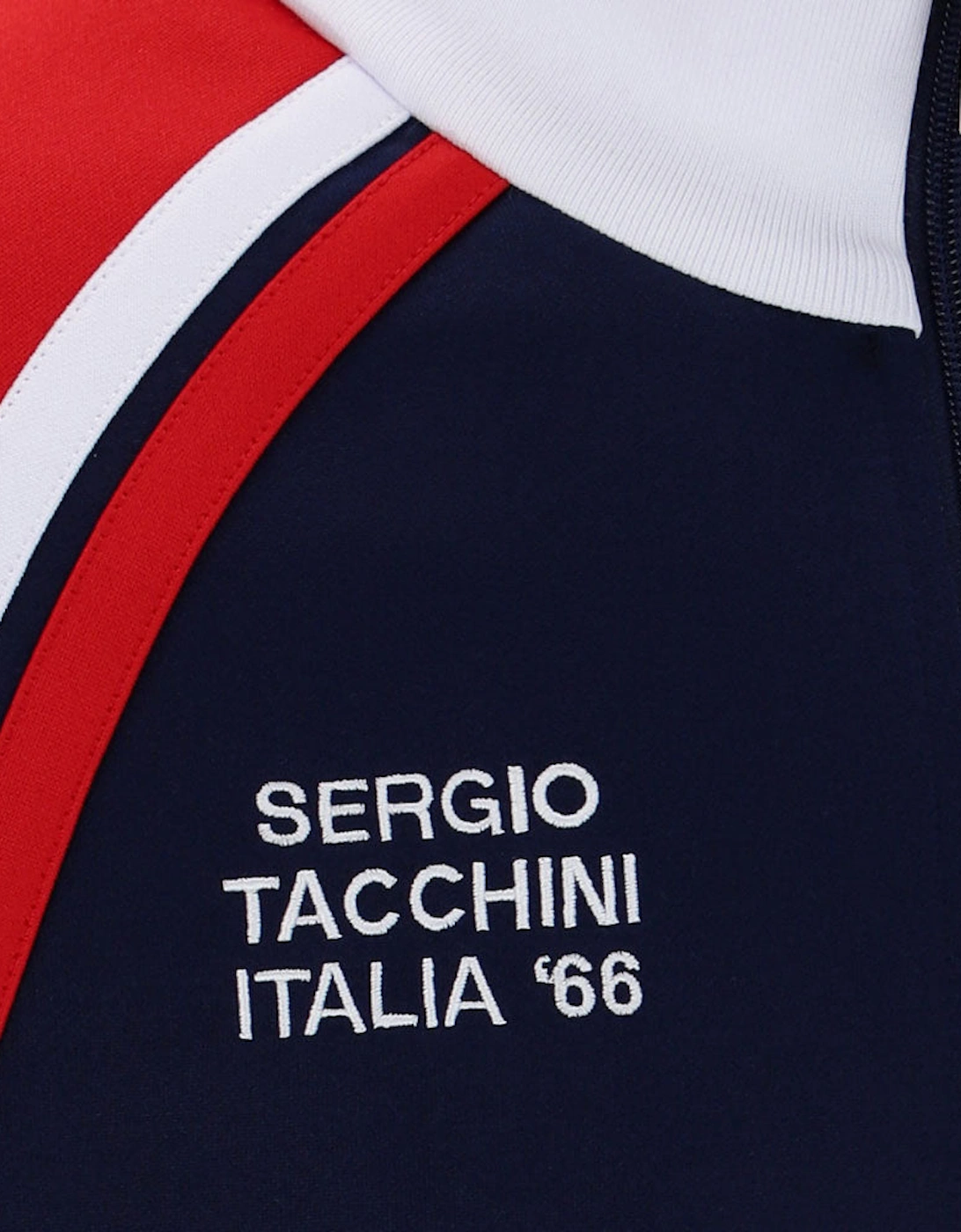 Sergio Tacchini New Ghibli Track Jacket - Maritime Blue / Adrenaline Rush / White