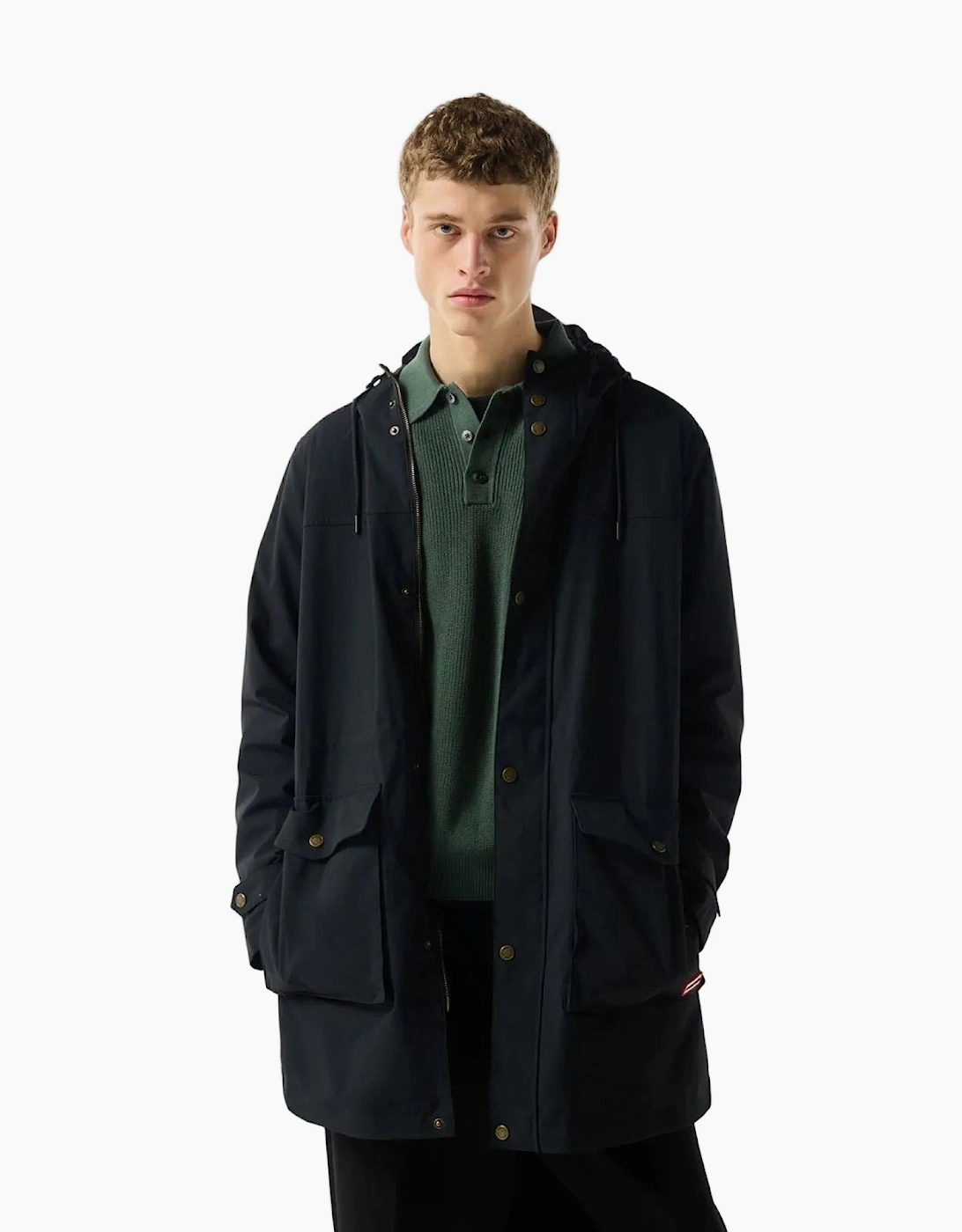 Hunter Lightweight Waterproof Men's Black Rain Parkas