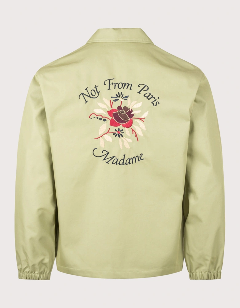 Slogan Rose Lightweight Jacket