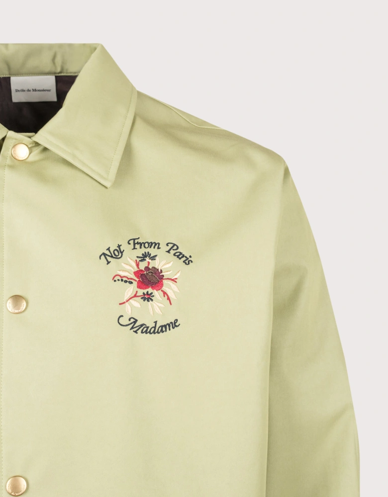 Slogan Rose Lightweight Jacket
