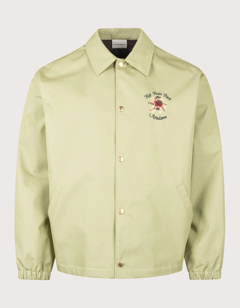 Slogan Rose Lightweight Jacket