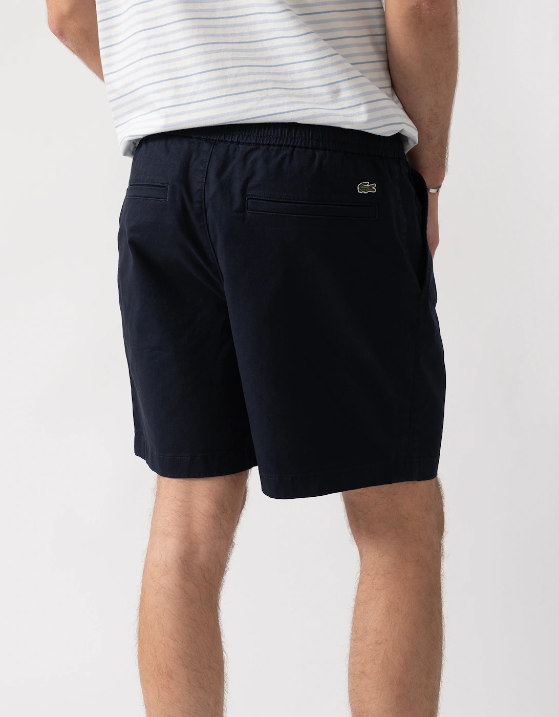 Lacoste Relaxed Fit Mens Stretch Cotton Shorts - Abysm HDE