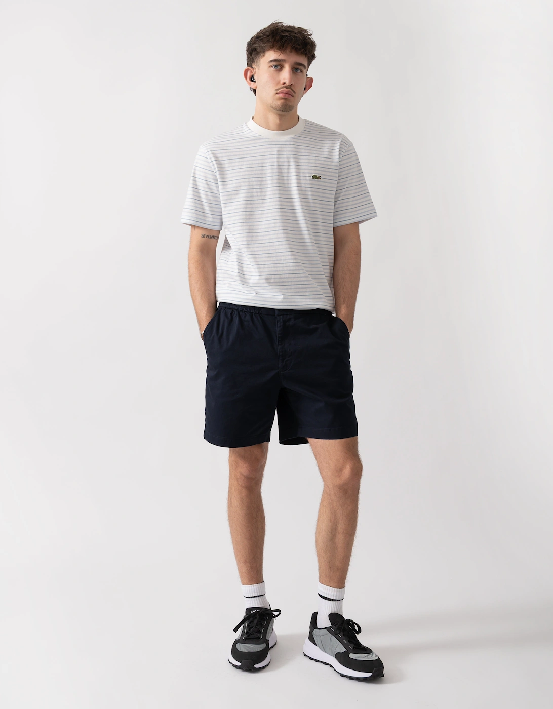 Lacoste Relaxed Fit Mens Stretch Cotton Shorts - Abysm HDE
