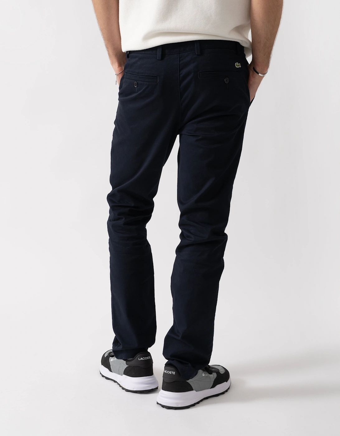 Lacoste Slim Fit Stretch Cotton Mens Chinos - Abysm HDE