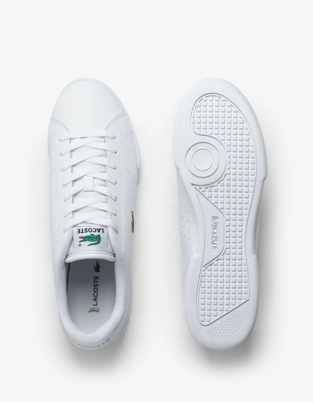 Lacoste Mens Carnaby Cup Sneakers - White/White 21G