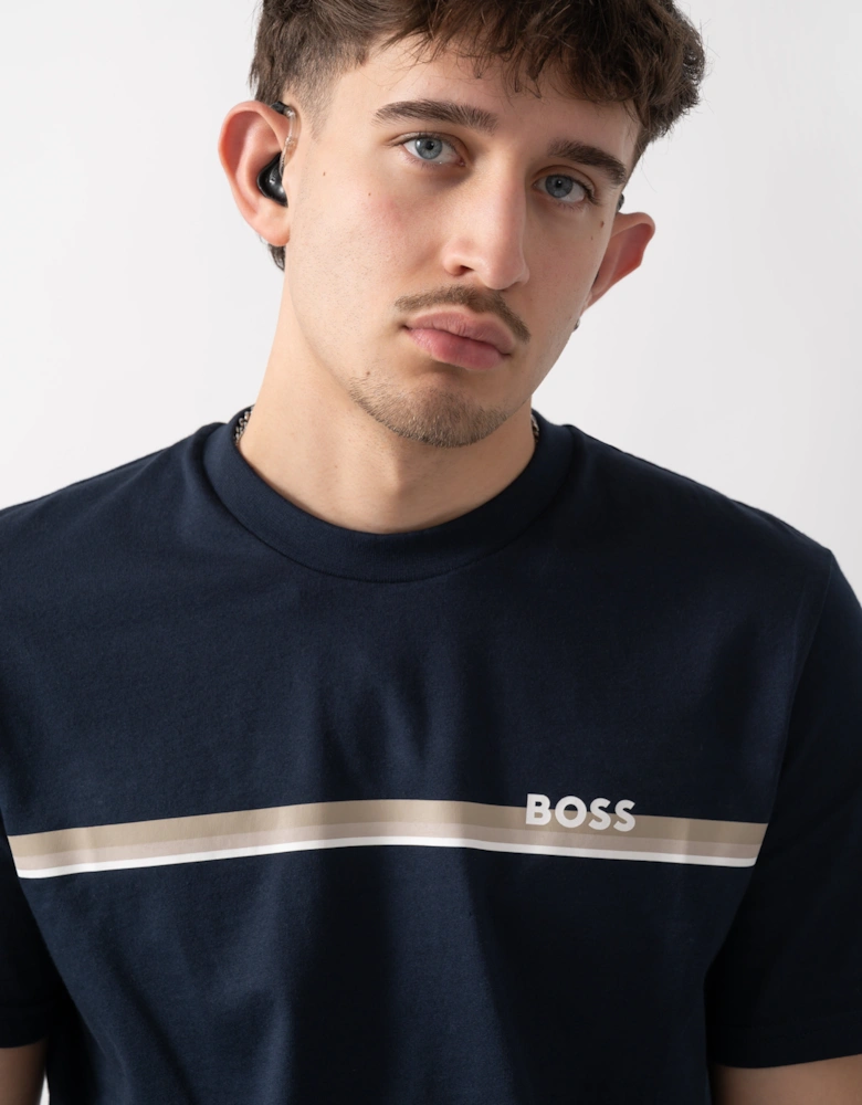 BOSS Orange Authentic Mens Loungewear T-Shirt 50561470 - Dark Blue 405