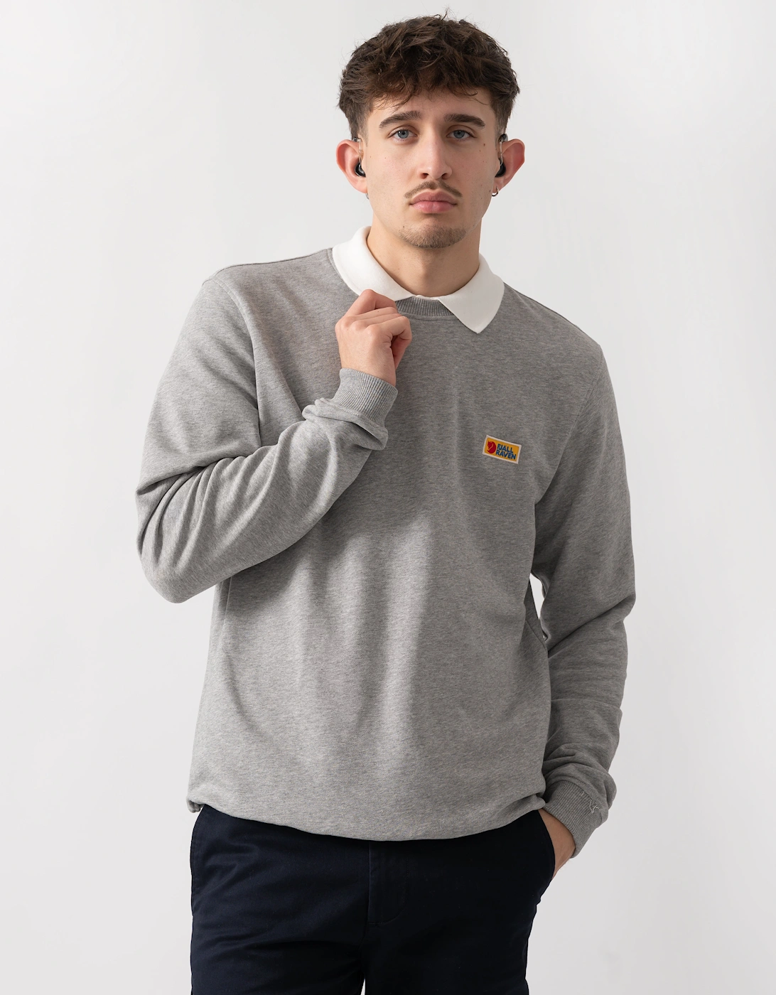 Fjallraven Vardag Mens Sweater - Grey/Melange 020-999