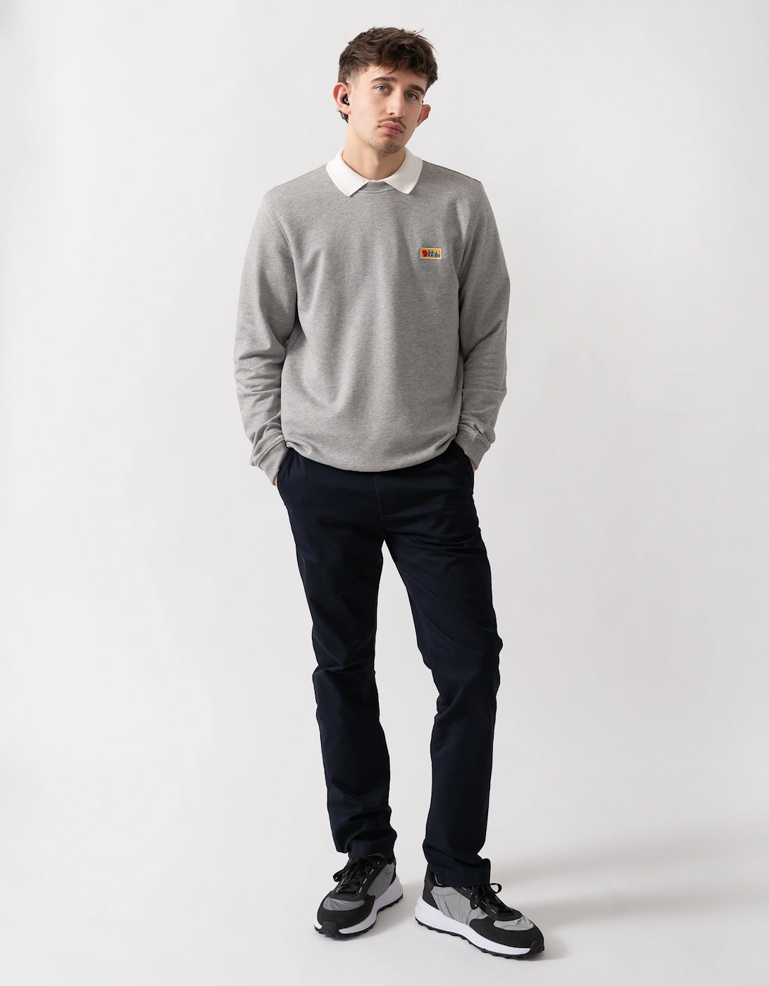 Fjallraven Vardag Mens Sweater - Grey/Melange 020-999