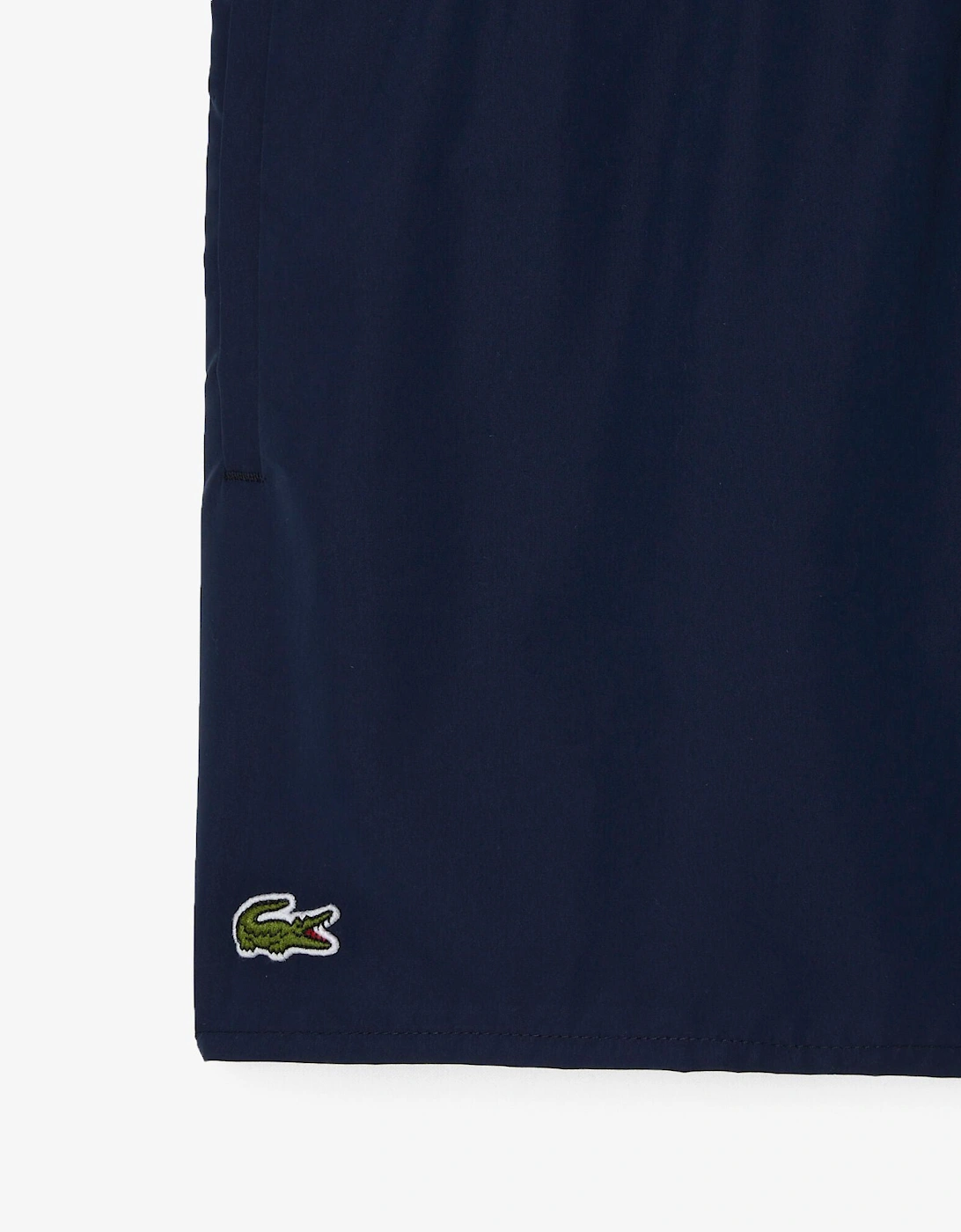 Lacoste Mens Light Quick-Dry Swim Shorts - Navy Blue/Green 802