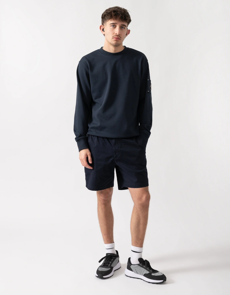 Moose Knuckles Hartsfield Mens Crew Neck Sweatshirt - Navy 833