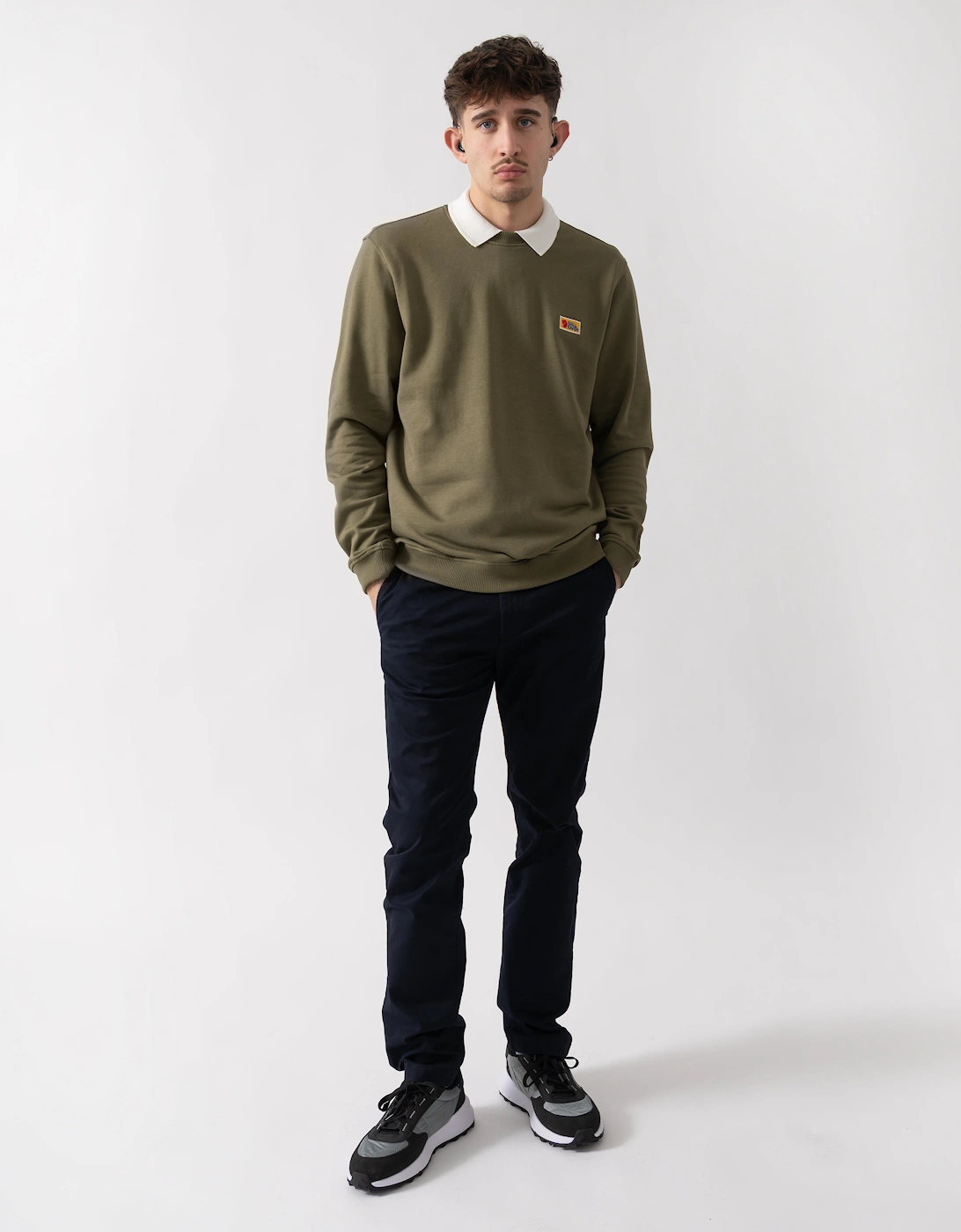 Fjallraven Vardag Mens Sweater - Green 620