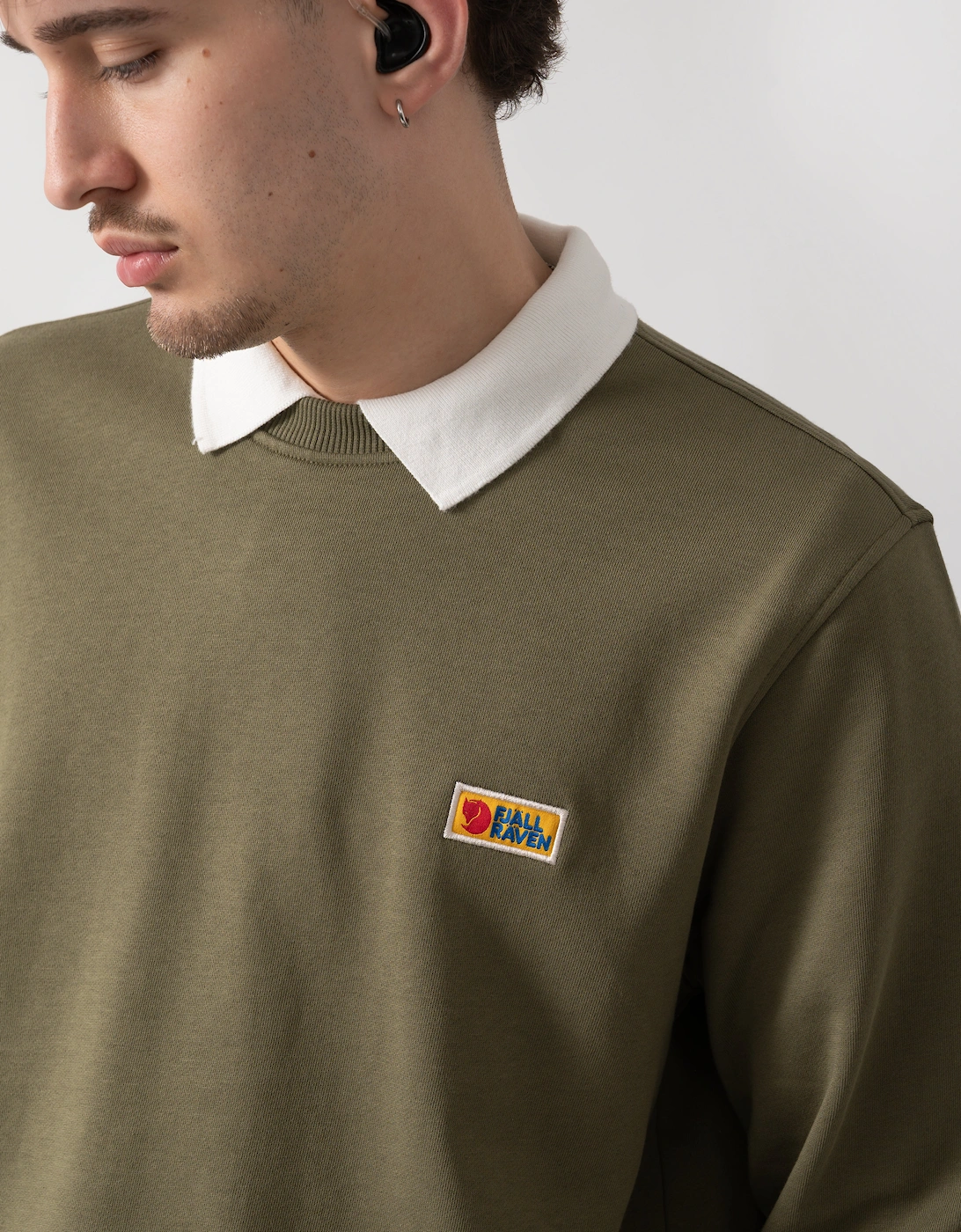 Fjallraven Vardag Mens Sweater - Green 620