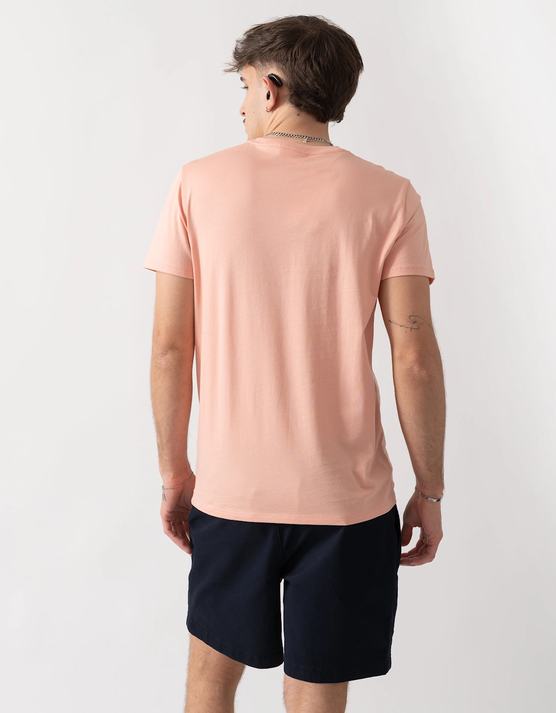 Lacoste Mens Crew Neck Pima Cotton Jersey T-Shirt - Miami UI2