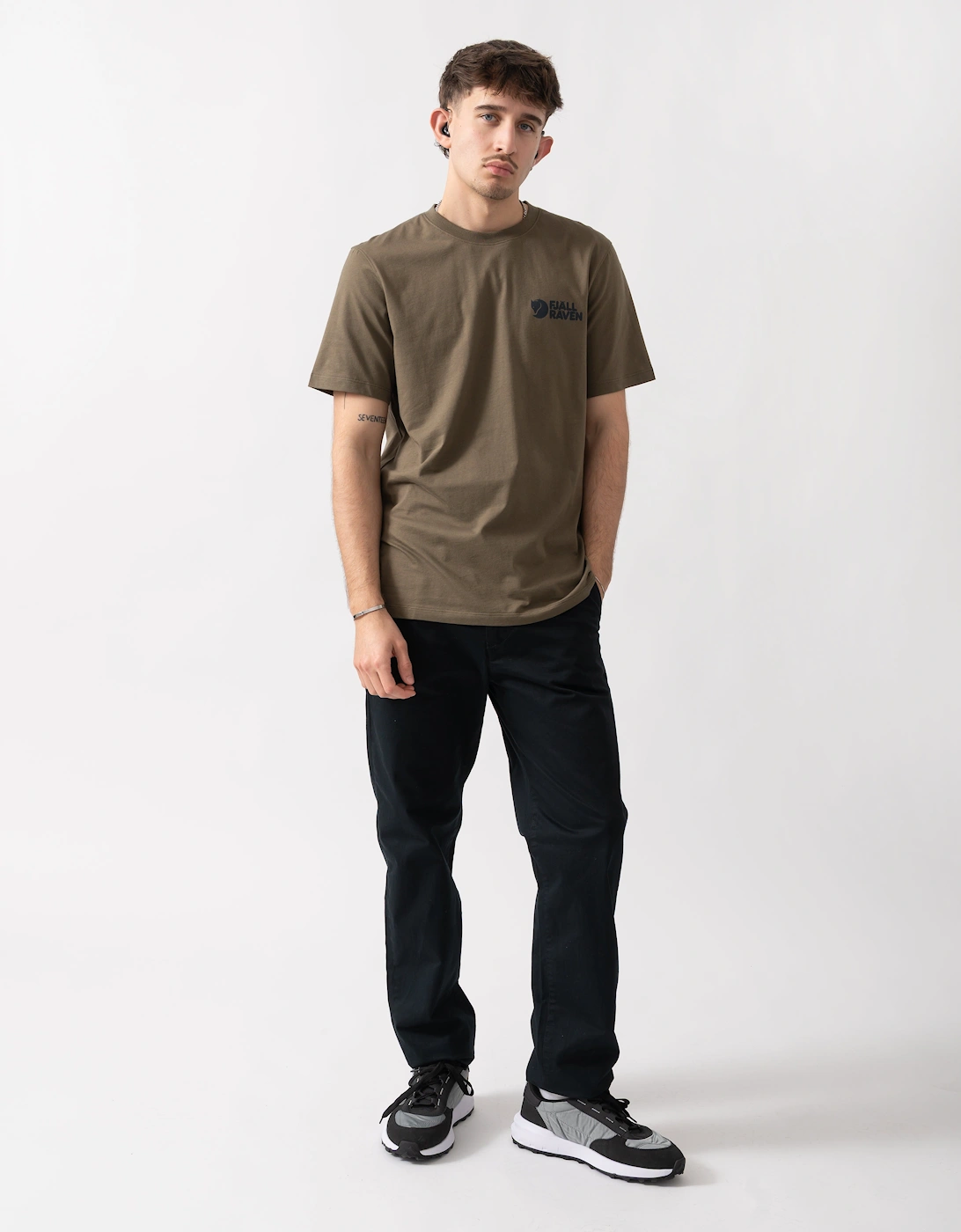 Fjallraven Swedish Forest Mens T-Shirt - Laurel Green 625