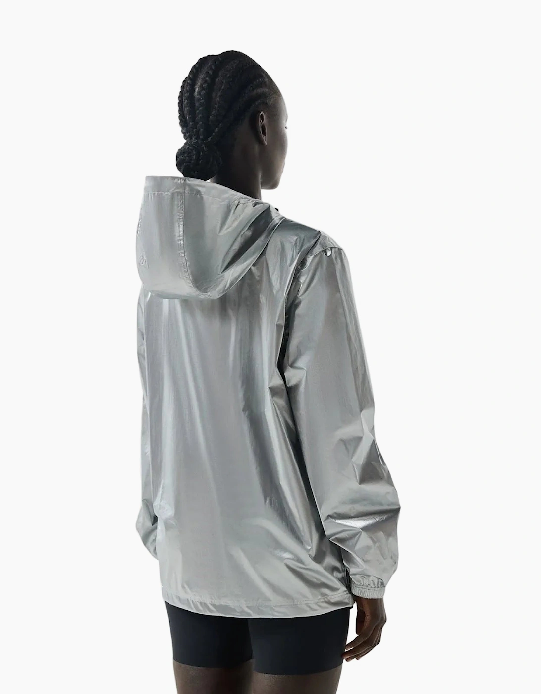 Hunter Hunter Packable Unisex Adults Silver Rain Jacket