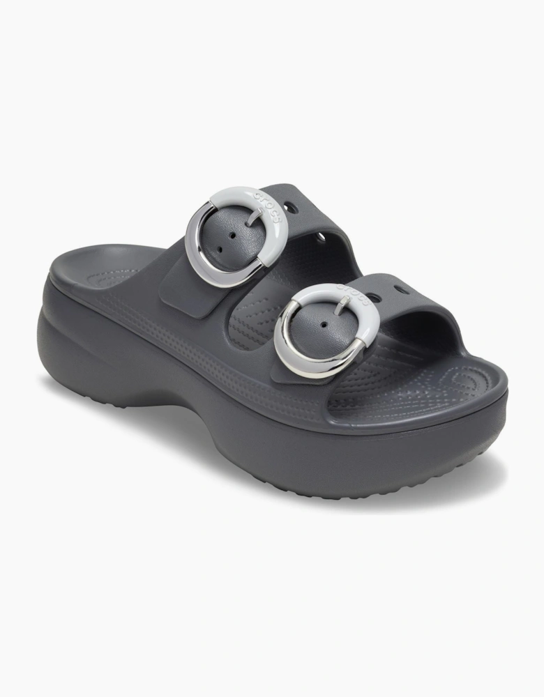 Crocs Saturday Platform Buckle EVA Women's Carbon Sandals