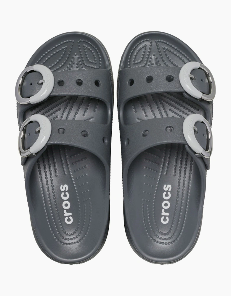 Crocs Saturday Platform Buckle EVA Women's Carbon Sandals