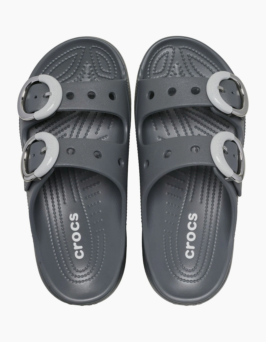 Crocs Saturday Platform Buckle EVA Women's Carbon Sandals