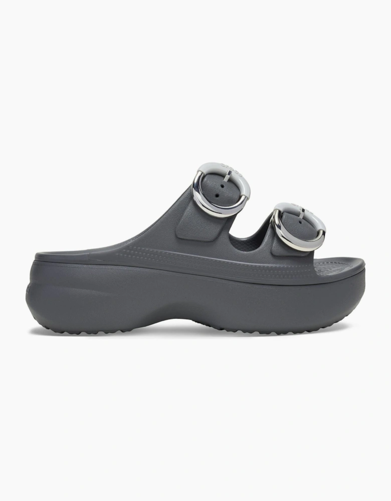 Crocs Saturday Platform Buckle EVA Women's Carbon Sandals