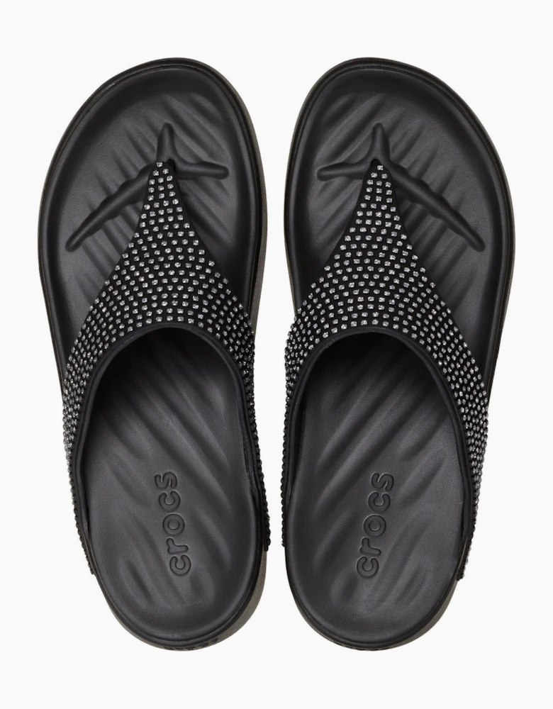 Crocs Getaway Triangle EVA Women's Black Sandals