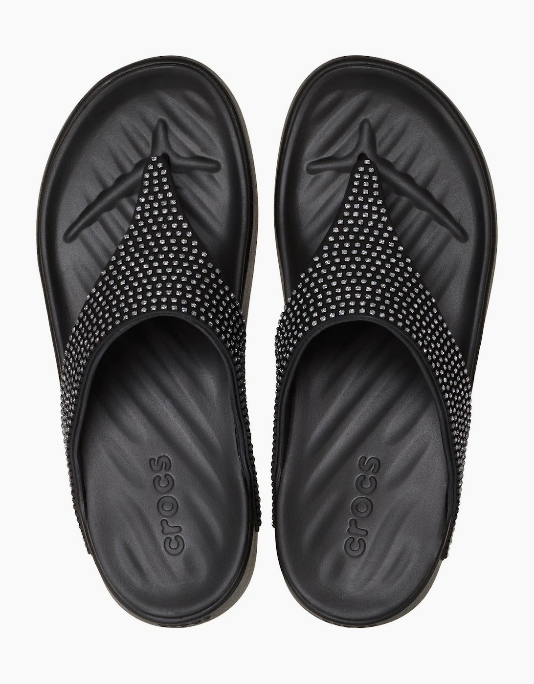 Crocs Getaway Triangle EVA Women's Black Sandals