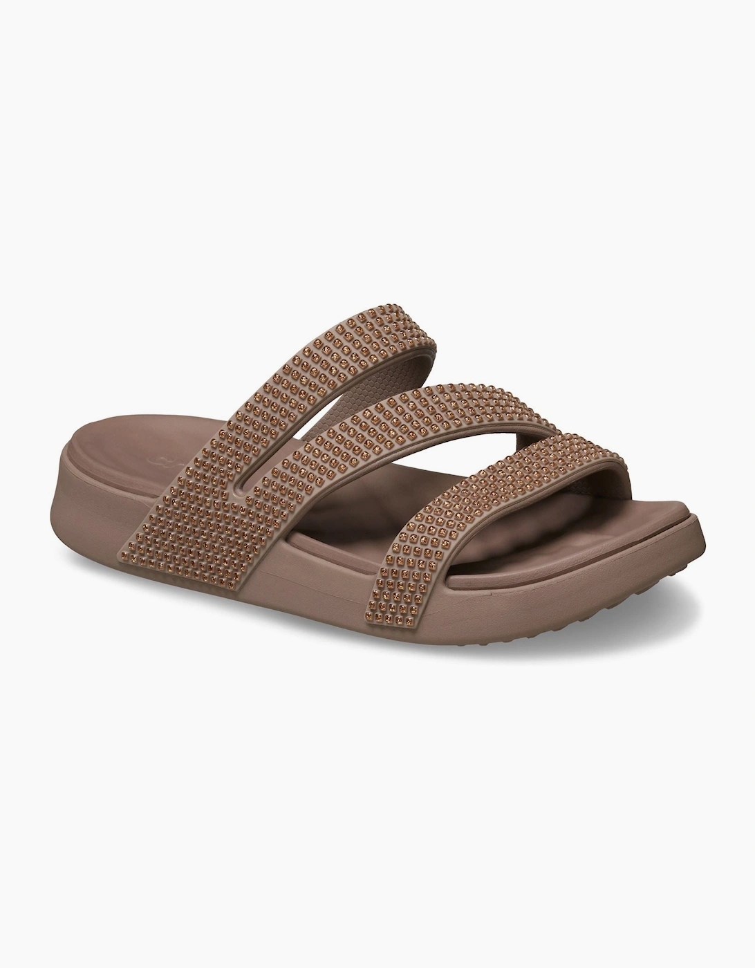 Crocs Women's Brown Getaway Strappy Eva Latte Sandals - Size: 5