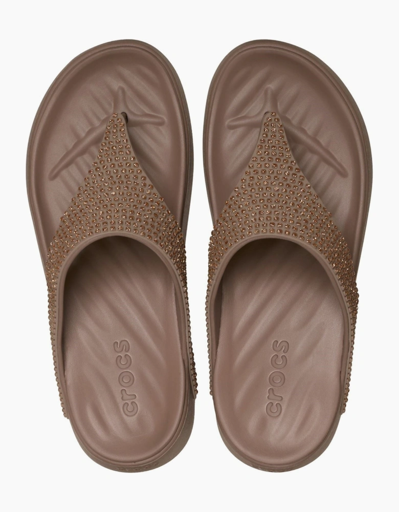 Crocs Getaway Triangle EVA Women's Latte Sandals