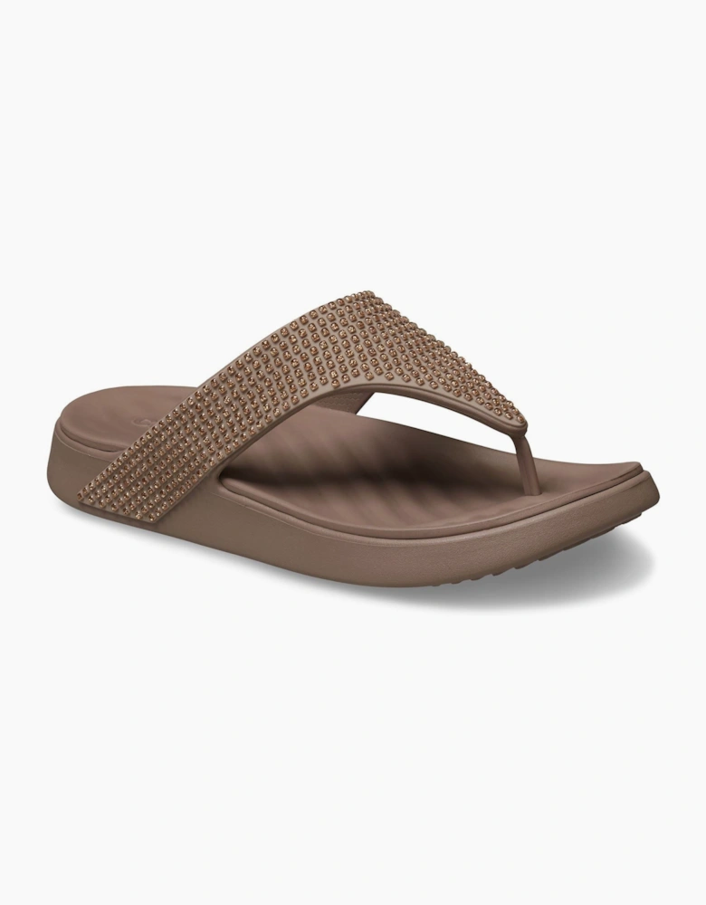 Crocs Getaway Triangle EVA Women's Latte Sandals
