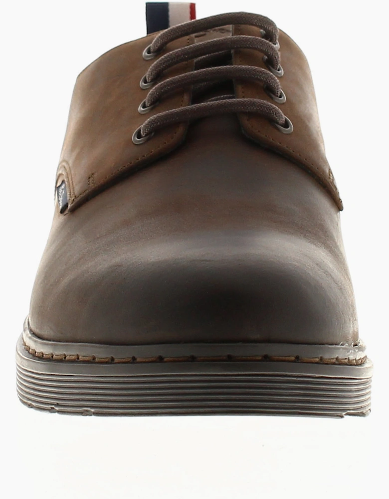 Ben Sherman Mens Shoes Smart Dave Leather brown UK Size