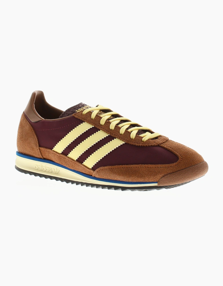 Adidas Originals Mens Trainers Sl72 Narrow Fit Lace Up brown UK Size