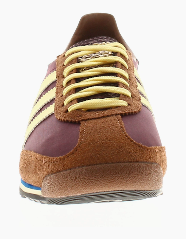 Adidas Originals Mens Trainers Sl72 Narrow Fit Lace Up brown UK Size