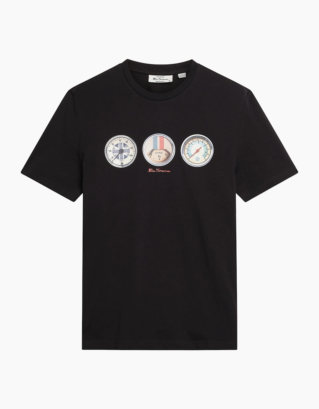 Ben Sherman Mens Speed Big & Tall Short Sleeve T-Shirt, 2 of 1