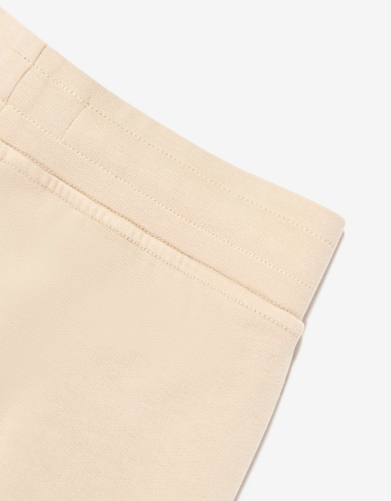 Stone Island Boys Logo Pocket Shorts in Beige