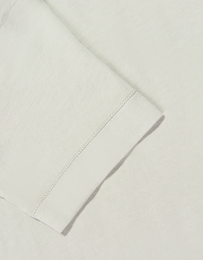 Stone Island Boys Compass Logo Patch T-Shirt in Grey