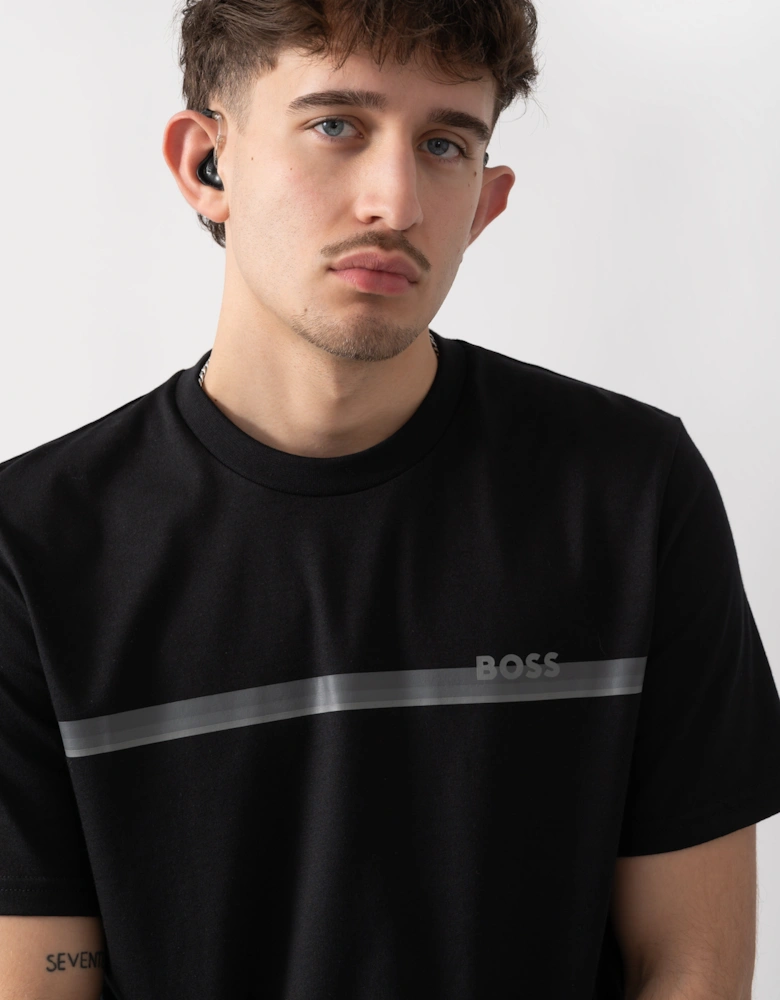 BOSS Orange Authentic Mens Loungewear T-Shirt 50561470 - Black 004