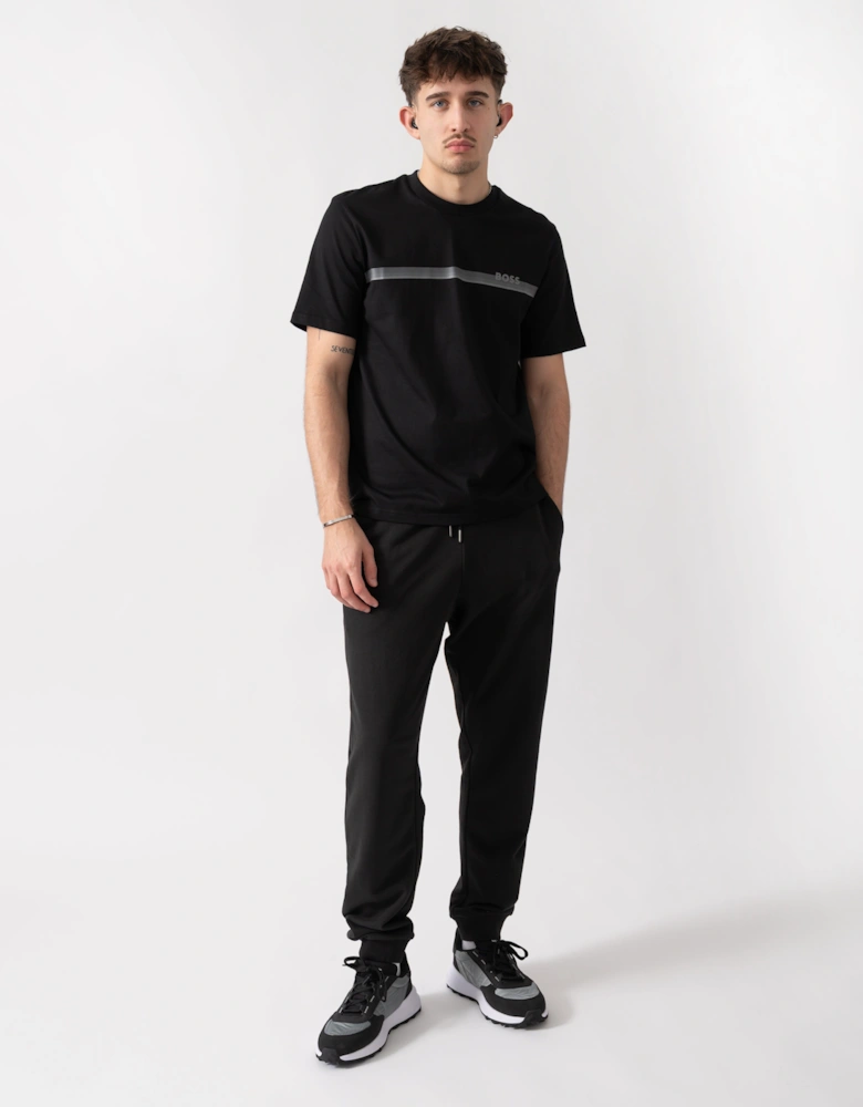 BOSS Orange Authentic Mens Loungewear T-Shirt 50561470 - Black 004