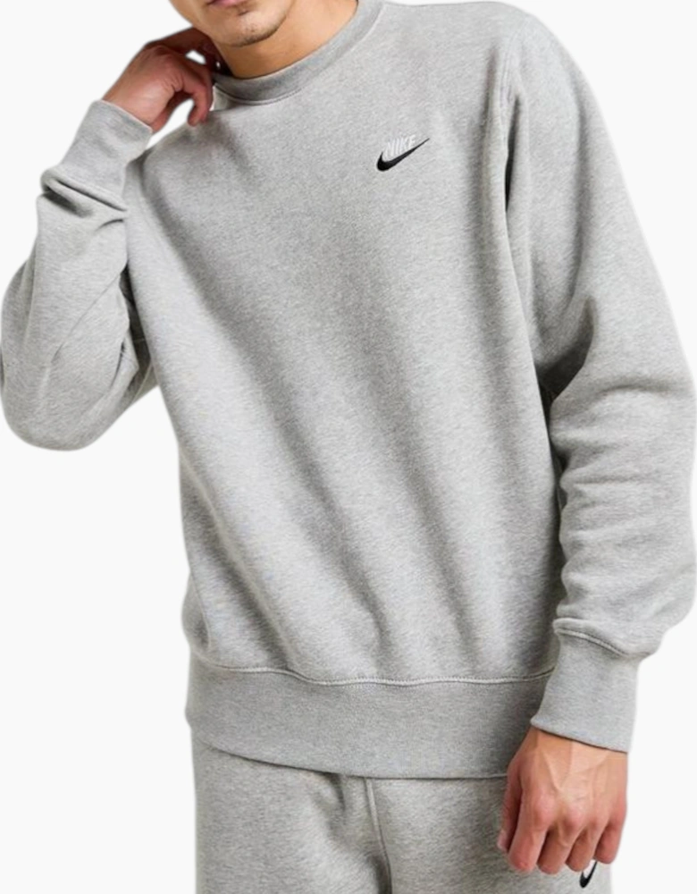 Nike Mens Foundation Tracksuit Crew Neck Sweatshirt Swoosh Joggers