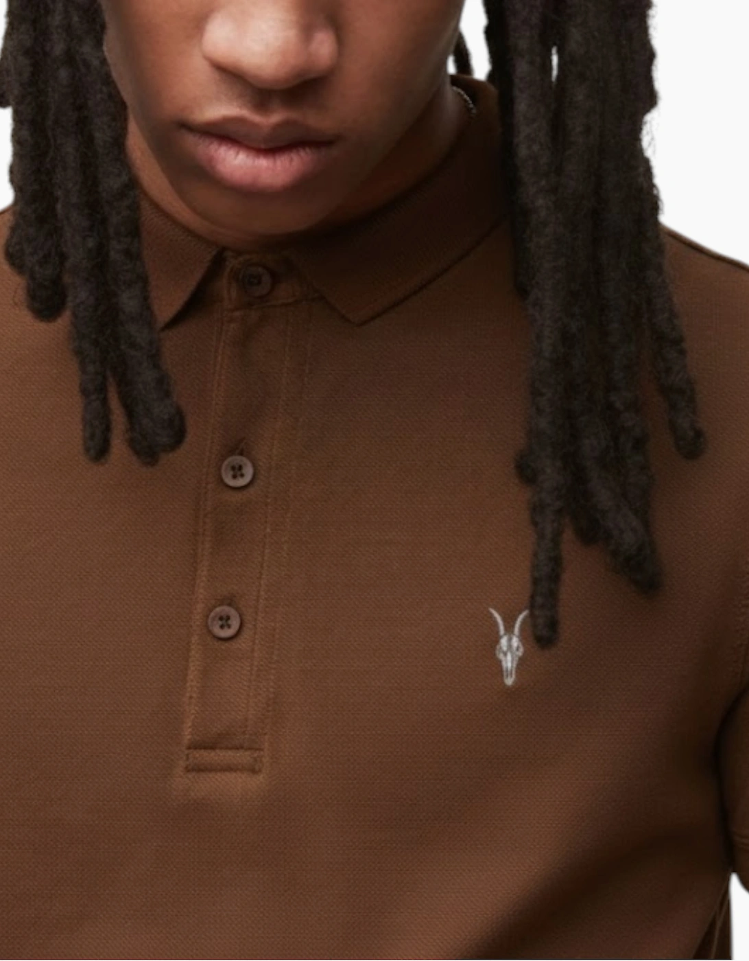 All Saints Mens Polo Shirt Summer Pullover Tee