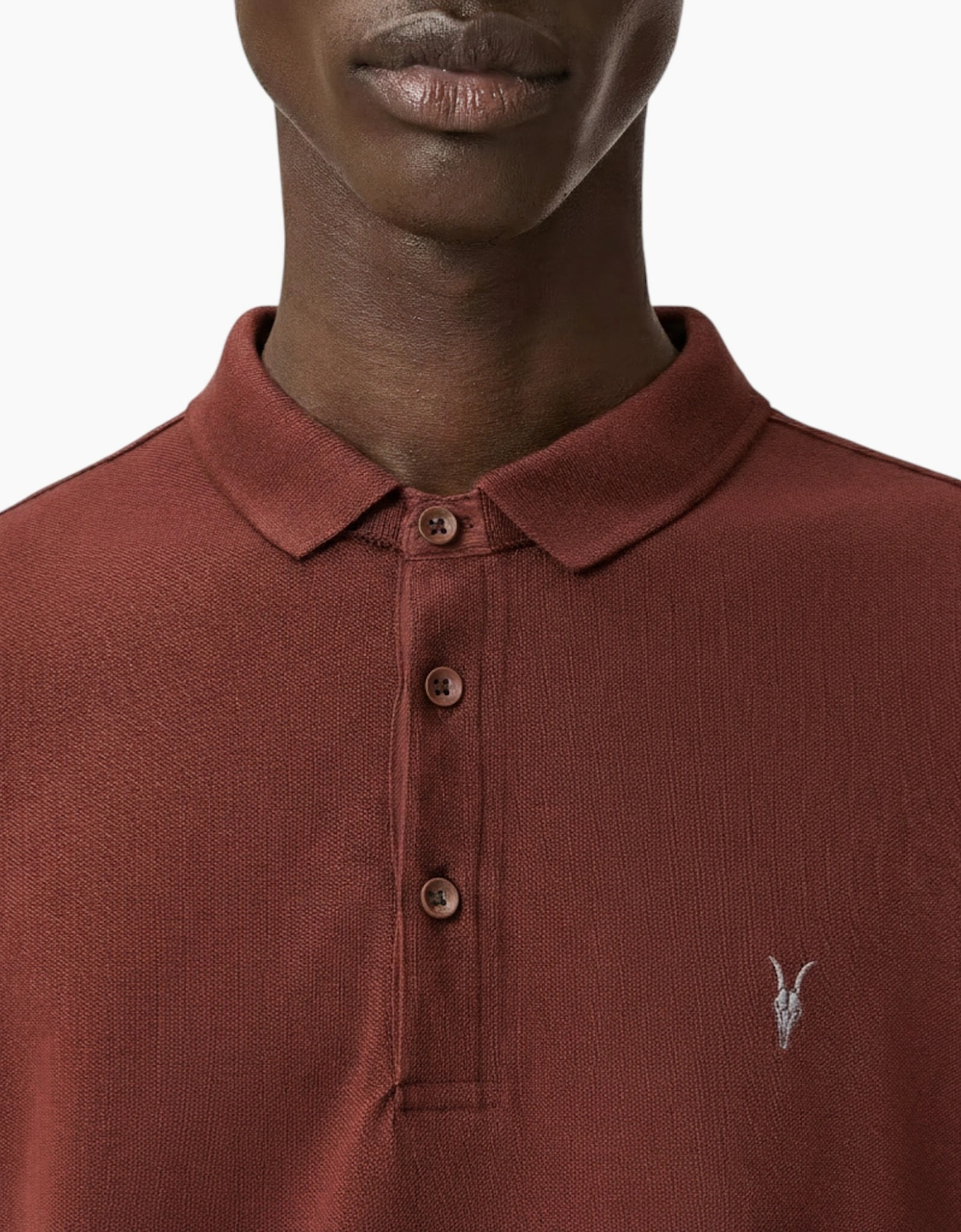All Saints Mens Polo Shirt Summer Pullover Tee