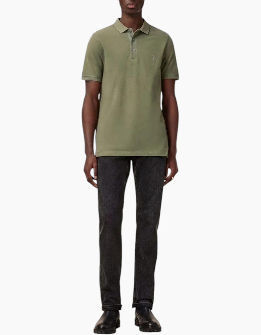 All Saints Mens Polo Shirt Summer Pullover Tee