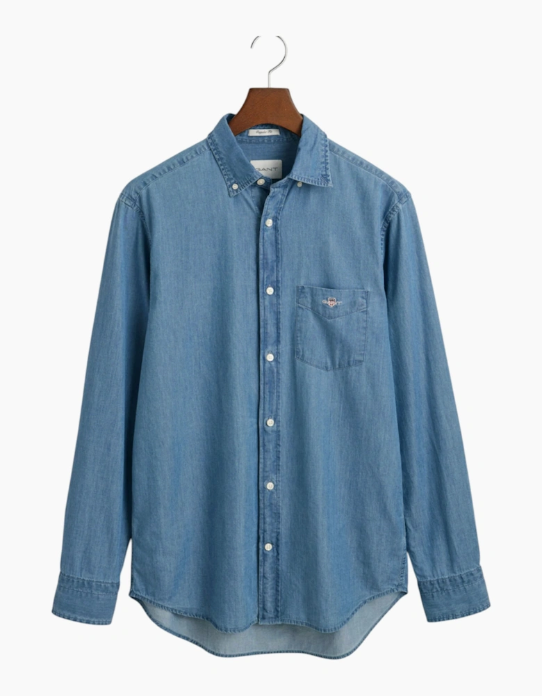 GANT INDIGO Mens Shirts Cotton Top