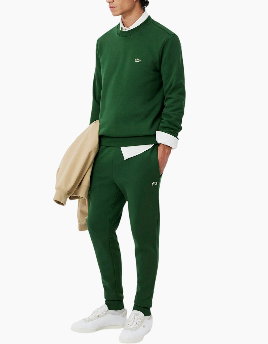 Lacoste Mens Sweatpants Slim Fit Joggers Cuffed