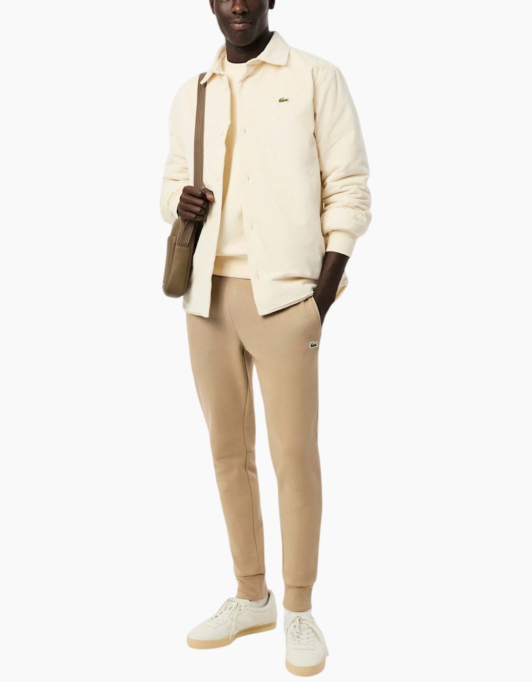 Lacoste Mens Sweatpants Slim Fit Joggers Cuffed